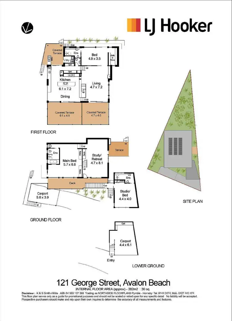 Floorplan of Homely house listing, 121 George Street, Avalon Beach NSW 2107