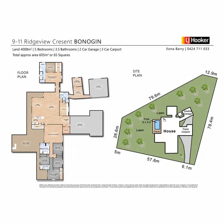 Floorplan of Homely house listing, 9-11 Ridgeview Crescent, Bonogin QLD 4213