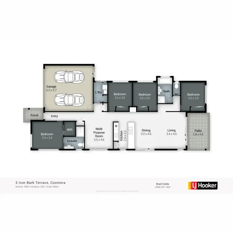 Floorplan of Homely house listing, 5 Iron Bark Terrace, Coomera QLD 4209