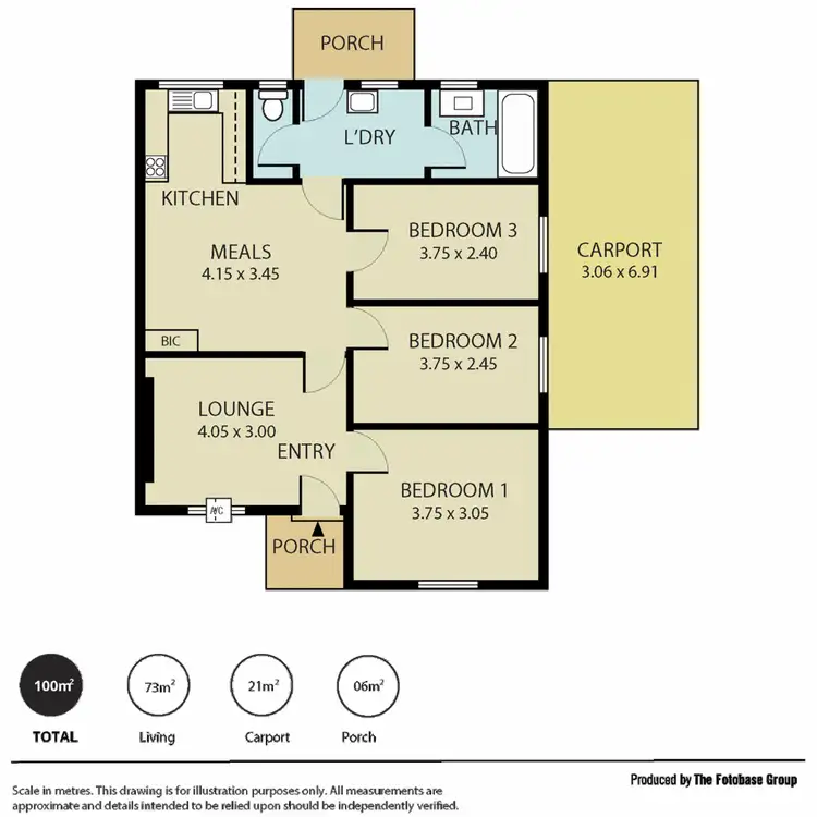 Floorplan of Homely house listing, 21 Durdin Road, Elizabeth Vale SA 5112
