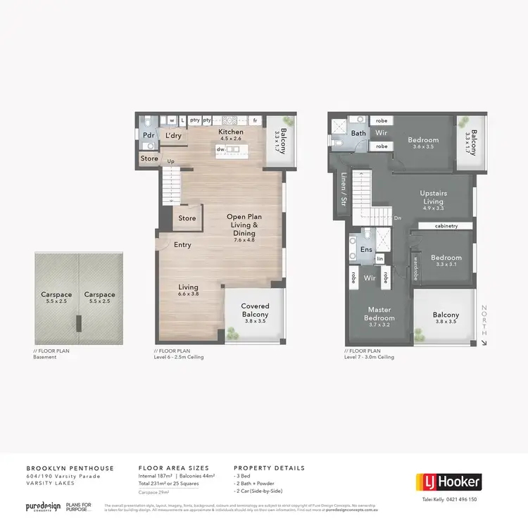 Floorplan of Homely apartment listing, 604/190 Varsity Parade, Varsity Lakes QLD 4227