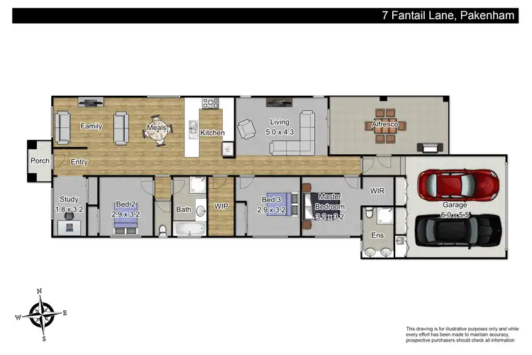 Floorplan of Homely house listing, 7 Fantail Lane, Pakenham VIC 3810