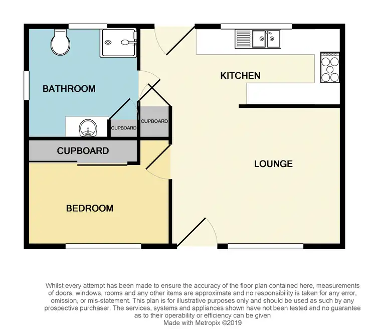 Floorplan of Homely unit listing, 5/26 Railway Road, New Lambton NSW 2305