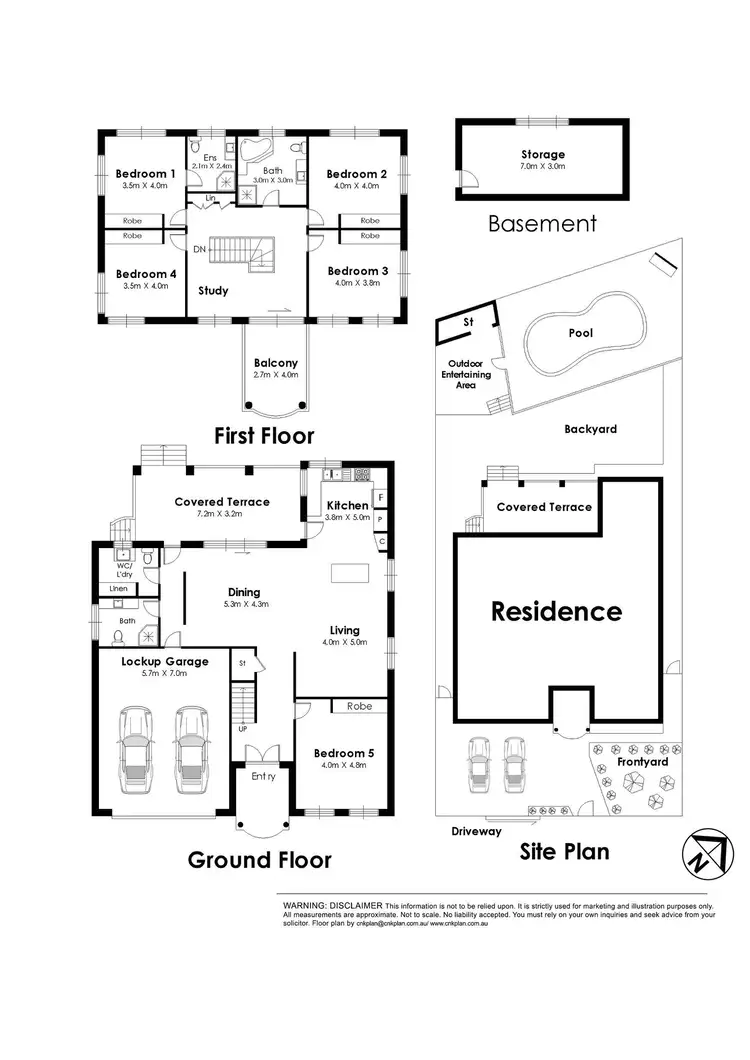 Floorplan of Homely house listing, 16 Hillary Parade, Matraville NSW 2036