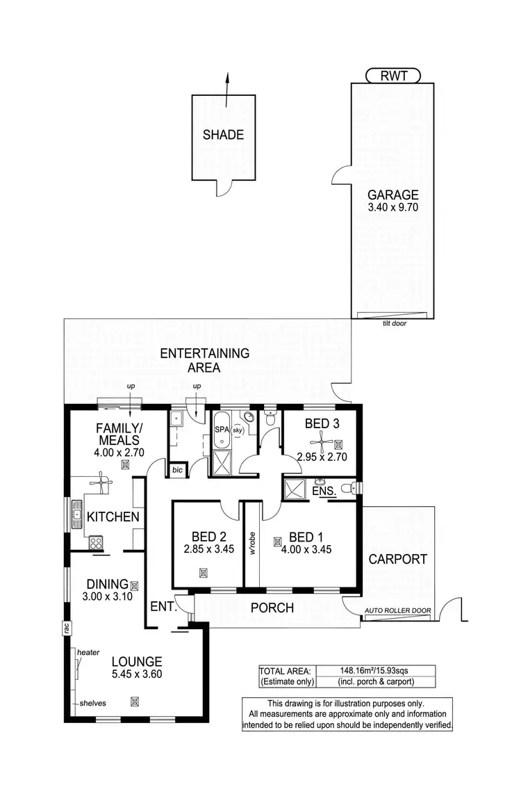 Floorplan of Homely house listing, 62 Finniss Street, Marion SA 5043