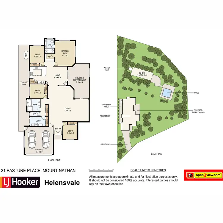 Floorplan of Homely house listing, 21 Pasture Place, Mount Nathan QLD 4211