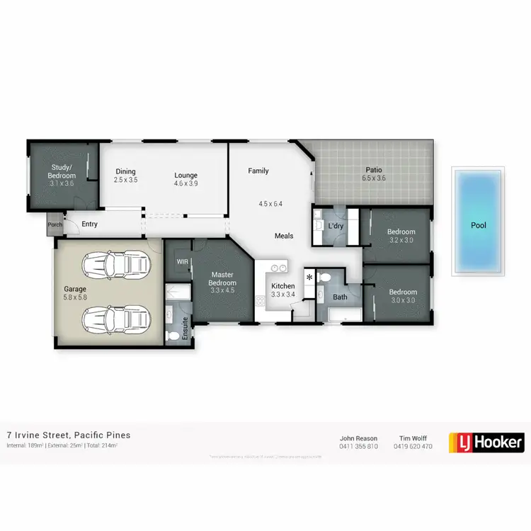 Floorplan of Homely house listing, 7 Irvine Street, Pacific Pines QLD 4211