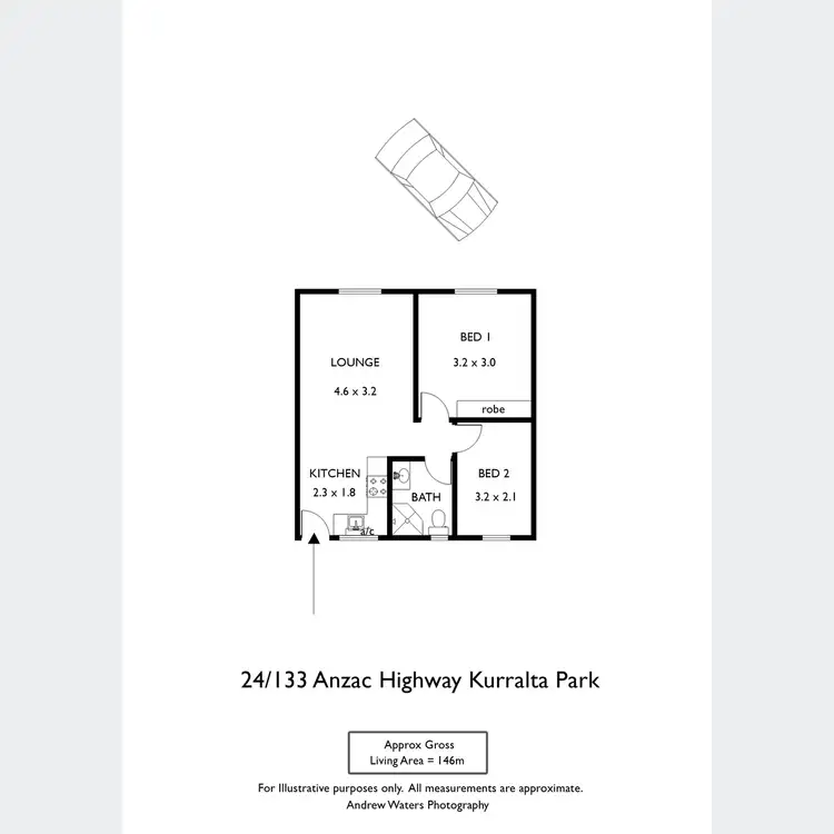 Floorplan of Homely unit listing, 24/133 Anzac Highway, Kurralta Park SA 5037
