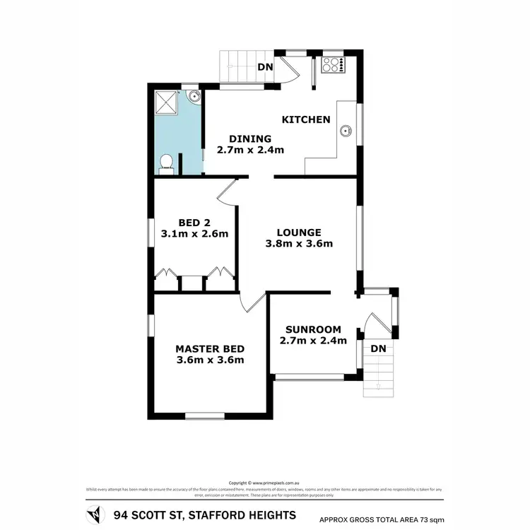 Floorplan of Homely house listing, 94 Scott Street, Stafford Heights QLD 4053