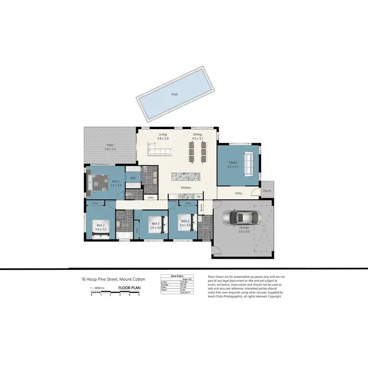 Floorplan of Homely house listing, 16 Hoop Pine Street, Mount Cotton QLD 4165