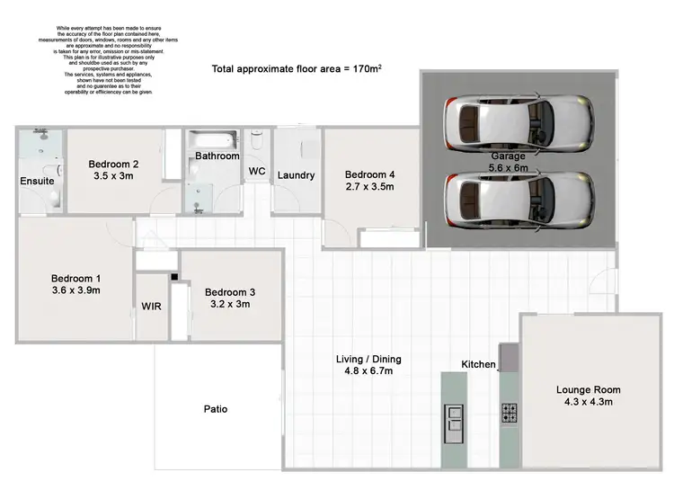 Floorplan of Homely house listing, 74A Redgum Drive, Regents Park QLD 4118