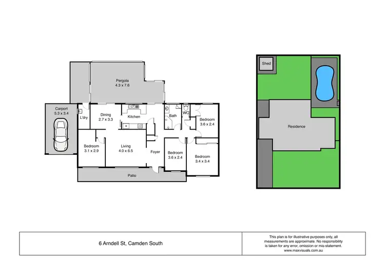 Floorplan of Homely house listing, 6 Arndell Street, Camden South NSW 2570