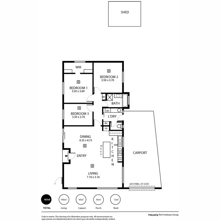 Floorplan of Homely house listing, 54a Solandra Crescent, Modbury North SA 5092