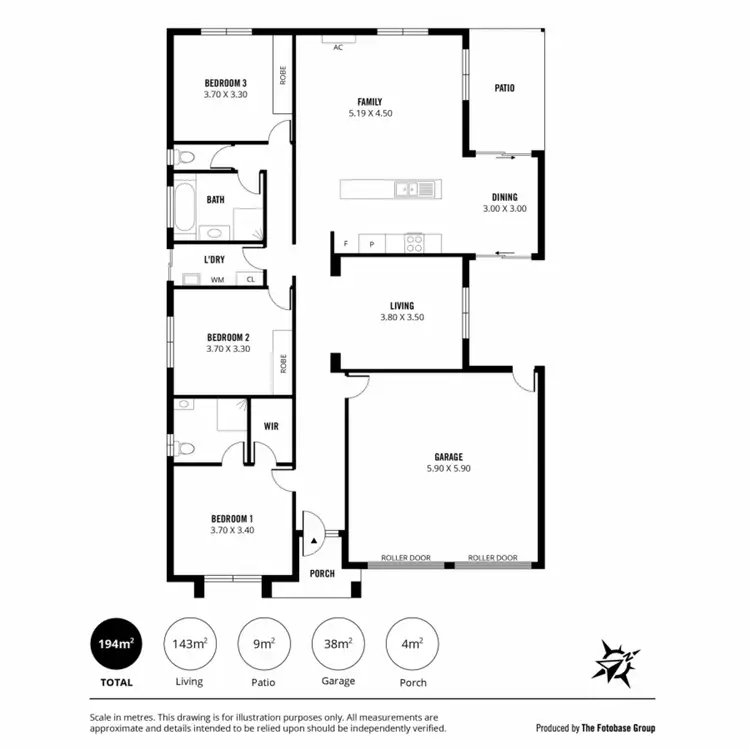 Floorplan of Homely house listing, 79 Lakeside Drive, Andrews Farm SA 5114