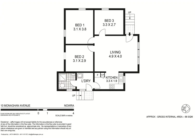 Floorplan of Homely house listing, 10 Monaghan Avenue, Nowra NSW 2541