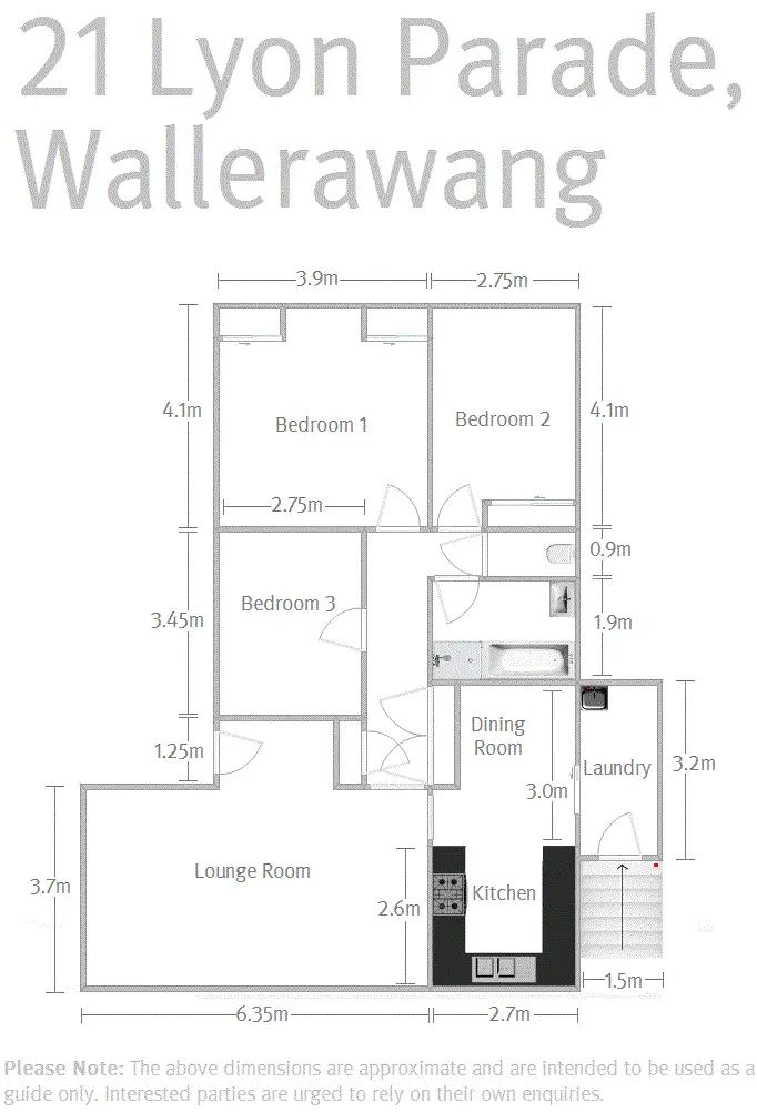Floorplan of Homely house listing, 21 Lyon Parade, Wallerawang NSW 2845