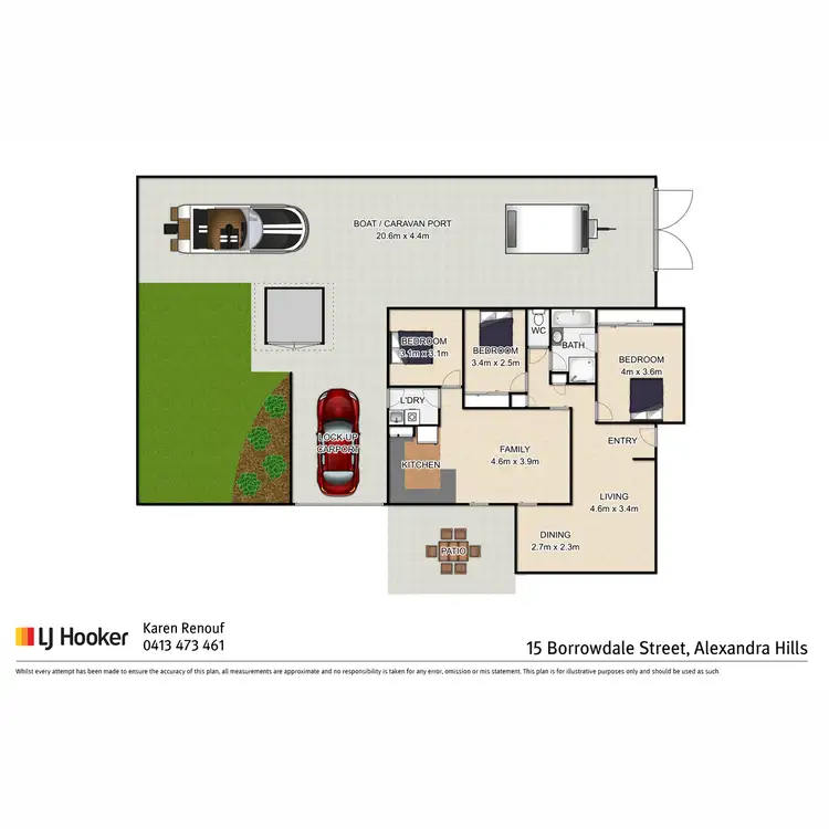 Floorplan of Homely house listing, 15 Borrowdale Street, Alexandra Hills QLD 4161
