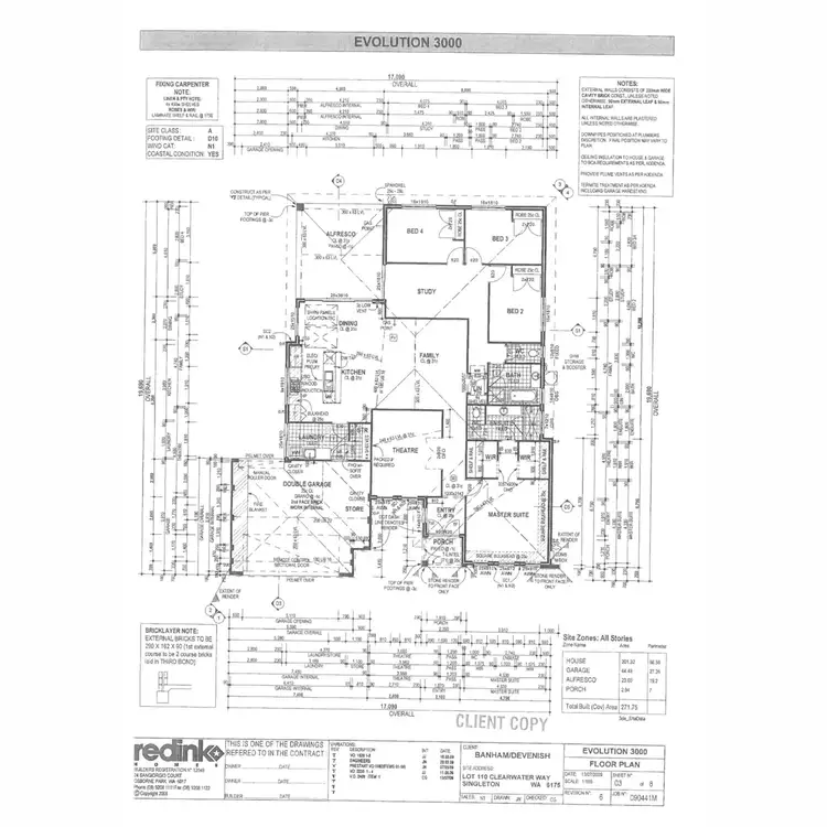 Floorplan of Homely house listing, 34 Clearwater Way, Singleton WA 6175