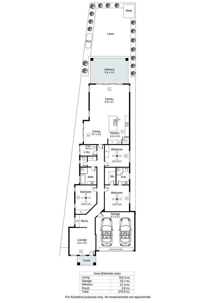 Floorplan of Homely house listing, 9a Everest Avenue, Morphettville SA 5043