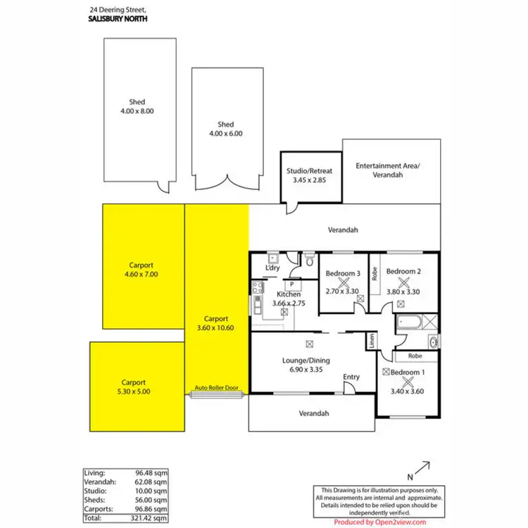 Floorplan of Homely house listing, 24 Deering Street, Salisbury North SA 5108
