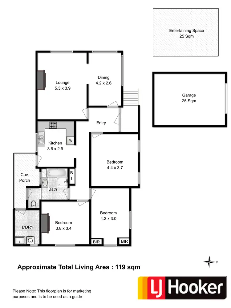 Floorplan of Homely house listing, 28 Gordon Avenue, Mount Stuart TAS 7000