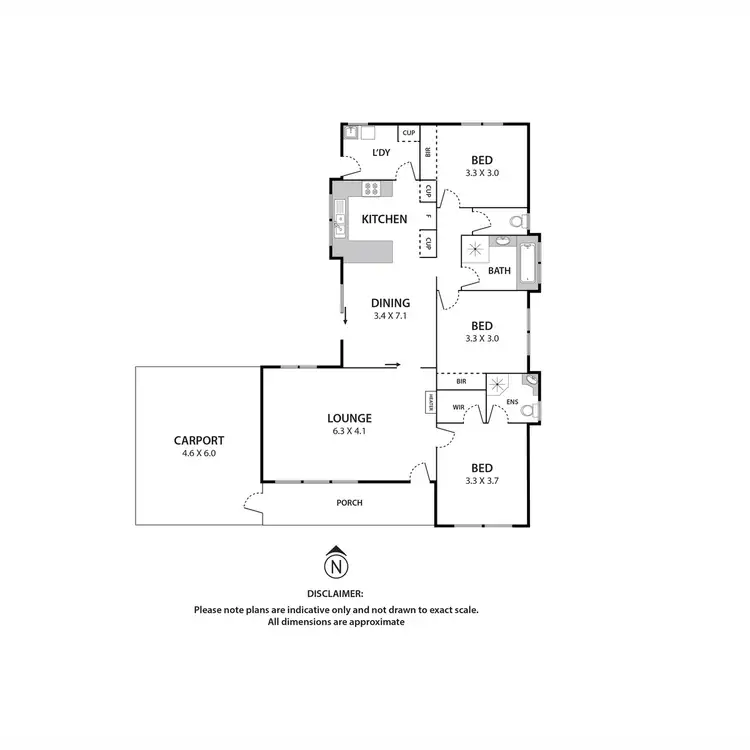 Floorplan of Homely house listing, 15 Greylea Grove, Seabrook VIC 3028