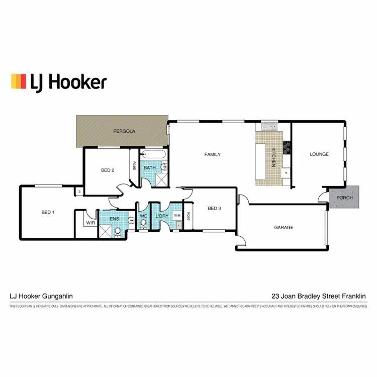 Floorplan of Homely house listing, 23 Joan Bradley Street, Franklin ACT 2913