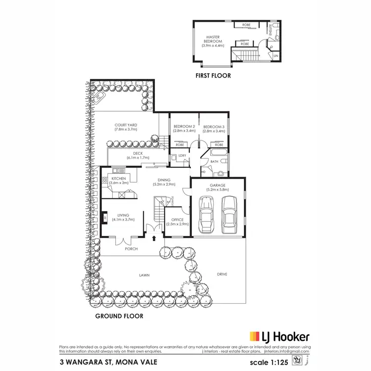 Floorplan of Homely townhouse listing, 3 Wangara Street, Mona Vale NSW 2103