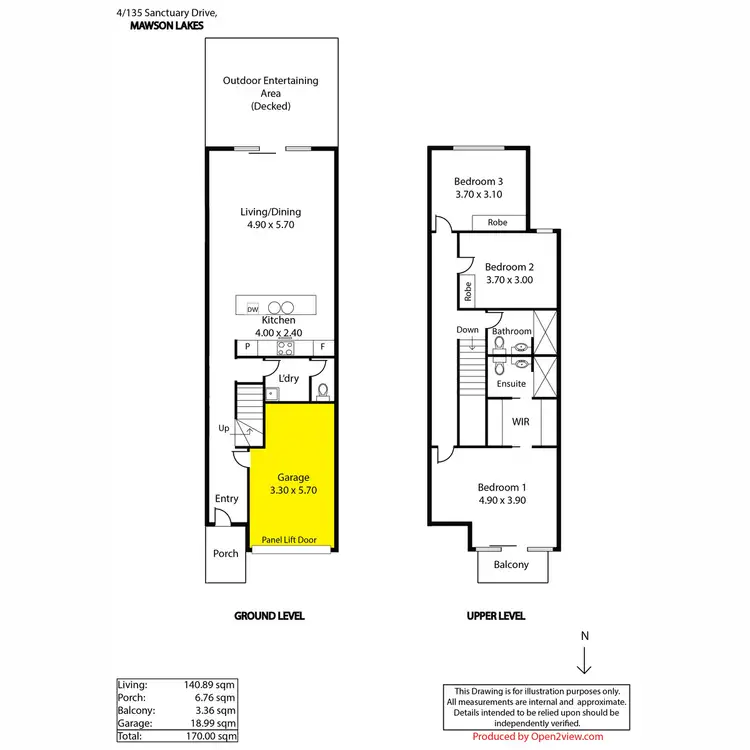 Floorplan of Homely house listing, 4/135 Sanctuary Drive, Mawson Lakes SA 5095