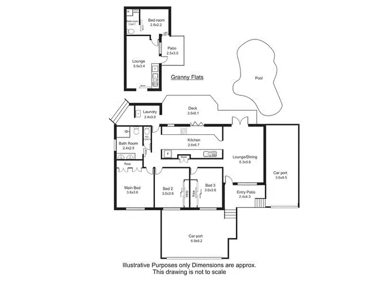 Floorplan of Homely house listing, 8 Mullins Street, Whitfield QLD 4870