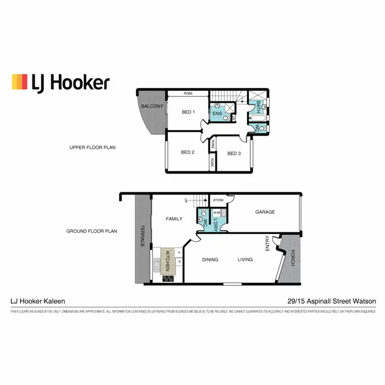 Floorplan of Homely townhouse listing, 29/15 Aspinall Street, Watson ACT 2602