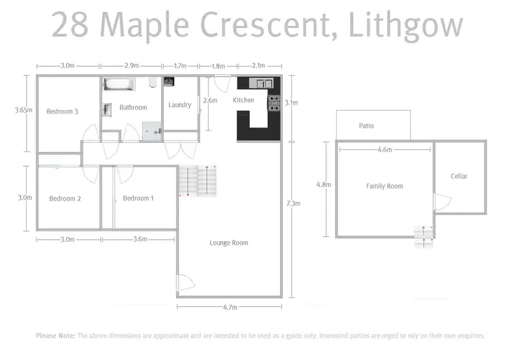 Floorplan of Homely house listing, 28 Maple Crescent, Lithgow NSW 2790