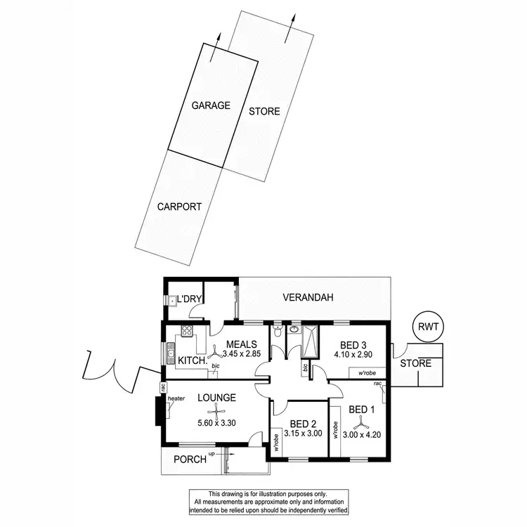 Floorplan of Homely house listing, 18 Kiana Street, Seaview Downs SA 5049