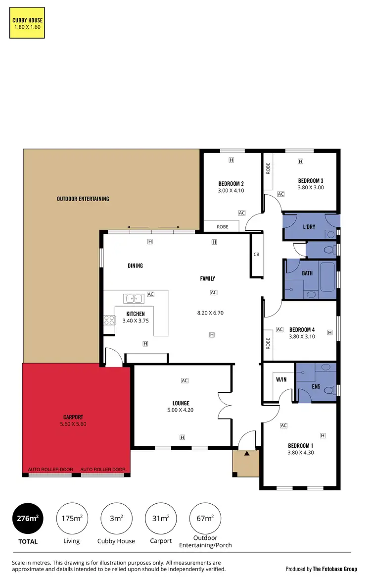 Floorplan of Homely house listing, 6 Halcyon Circuit, Aldinga Beach SA 5173