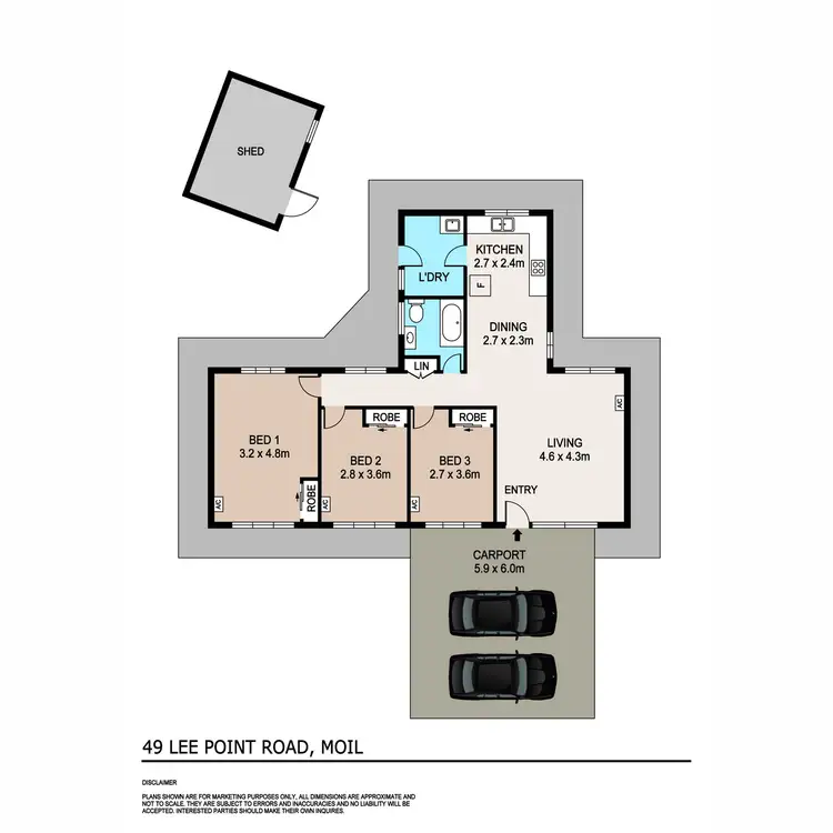Floorplan of Homely house listing, 49 Lee Point Road, Moil NT 810