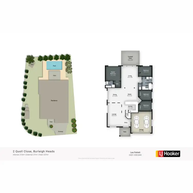 Floorplan of Homely house listing, 2 Quoll Close, Burleigh Heads QLD 4220