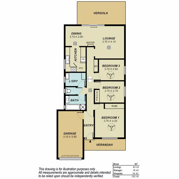 Floorplan of Homely house listing, 15 Debenham Court, Greenwith SA 5125