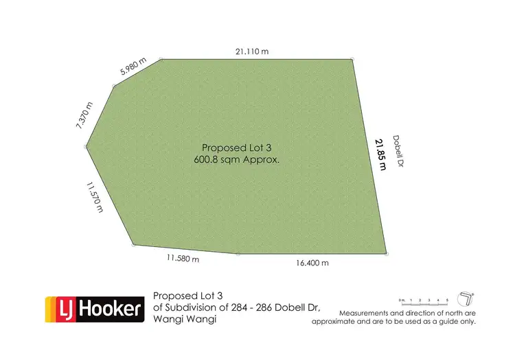 Floorplan of Homely land listing, Lot 3/284-286 Dobell Drive, Wangi Wangi NSW 2267