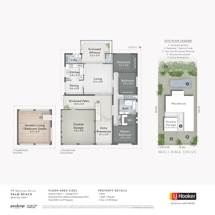 Floorplan of Homely house listing, 99 Mallawa Drive, Palm Beach QLD 4221