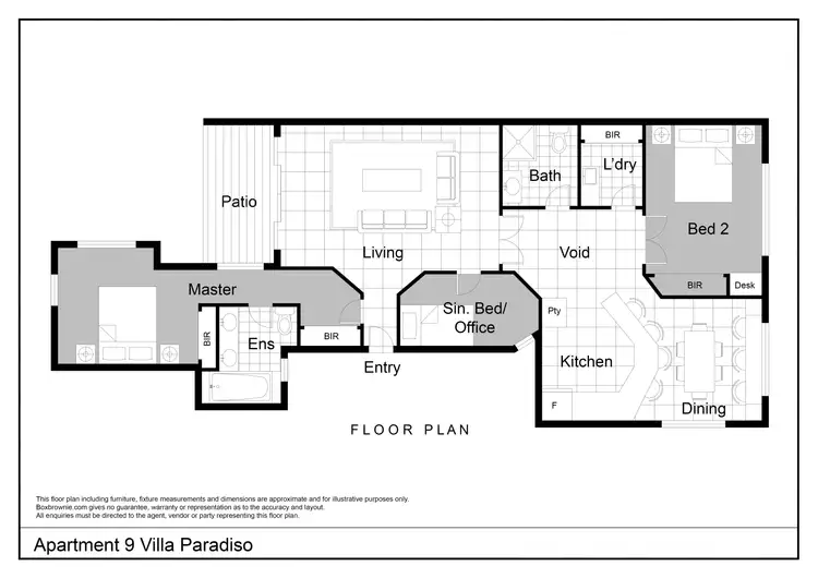 Floorplan of Homely apartment listing, Apartment 9/111-117 Williams Esplanade, Palm Cove QLD 4879