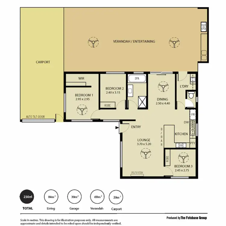 Floorplan of Homely house listing, 13 Gloucester Avenue, Redwood Park SA 5097