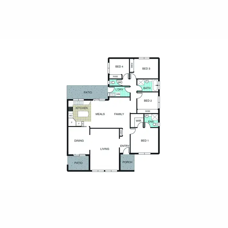 Floorplan of Homely house listing, 60 Herron Crescent, Latham ACT 2615