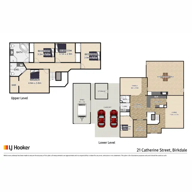 Floorplan of Homely house listing, 21 Catherine Street, Birkdale QLD 4159