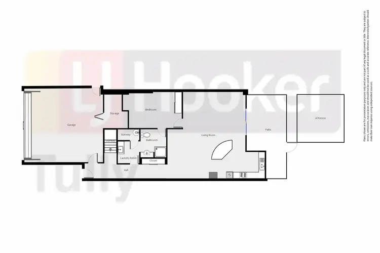 Floorplan of Homely townhouse listing, Unit 2/23 Poinciana Boulevard, Cardwell QLD 4849