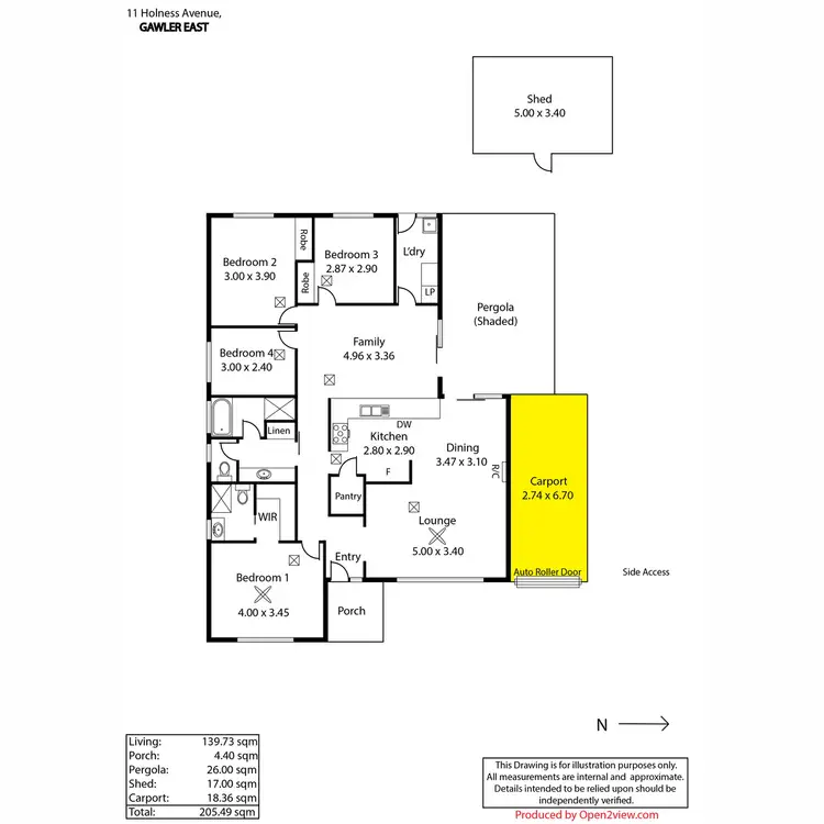 Floorplan of Homely house listing, 11 Holness Avenue, Gawler East SA 5118