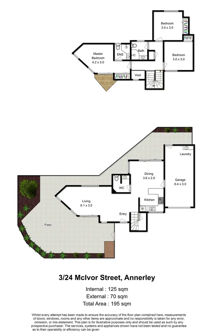 Floorplan of Homely townhouse listing, 3/24 McIvor Street, Annerley QLD 4103