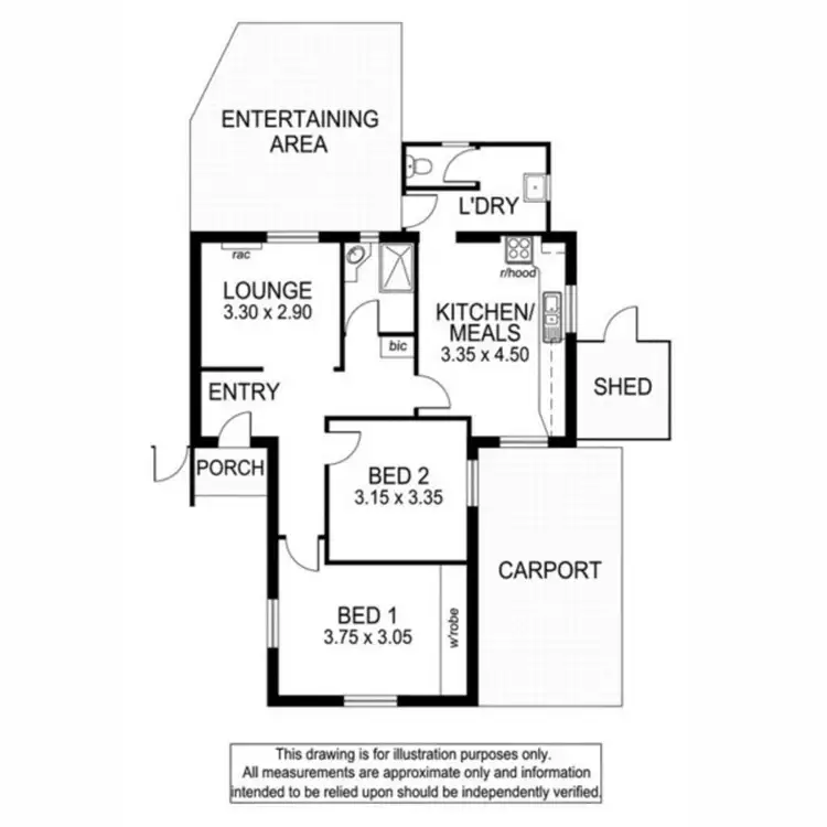 Floorplan of Homely house listing, 1 Truscott Road, Enfield SA 5085