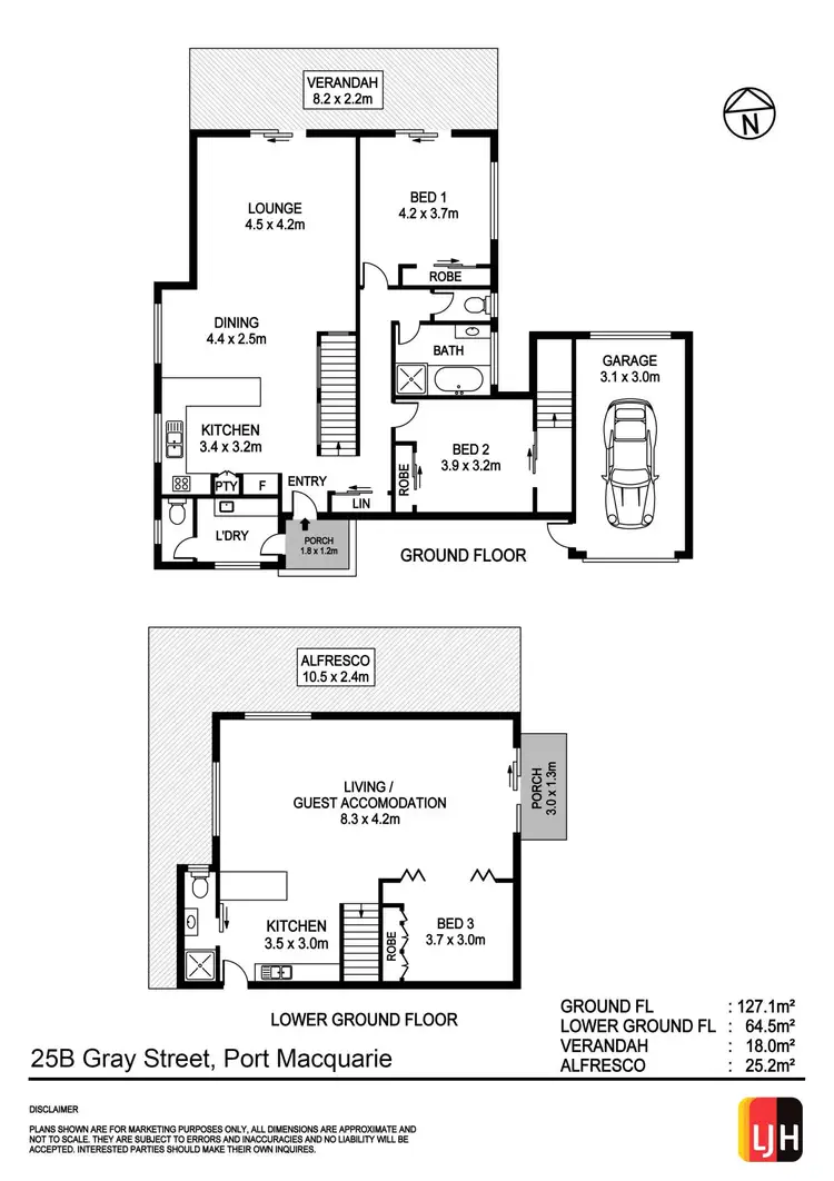 Floorplan of Homely house listing, 25B Gray Street, Port Macquarie NSW 2444