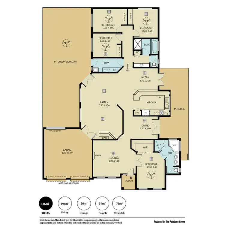Floorplan of Homely house listing, 1 Holly Place, Golden Grove SA 5125