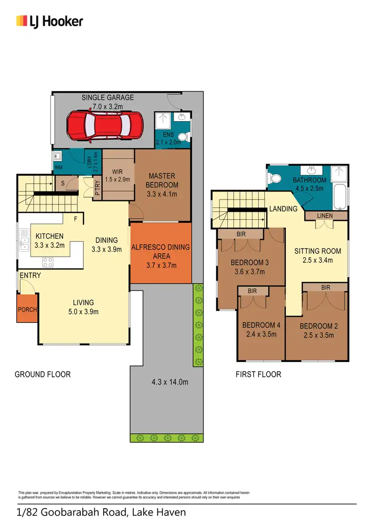 Floorplan of Homely house listing, 1/82 Goobarabah Avenue, Lake Haven NSW 2263